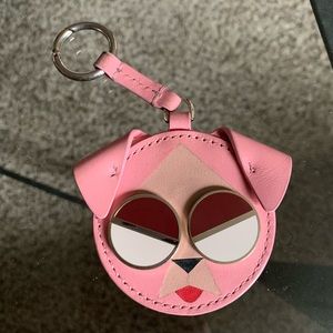 Kate Spade key fob: mod dog